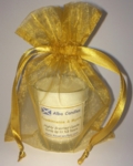  Frankincense and myrrh Alba candle in a red gift bag 